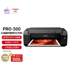 佳能（Canon） PRO-500 A2幅面无线彩色喷墨专业照片打印机（12色独立式墨水系统）